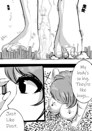 Homemade comic Alien Woman Attacks the City