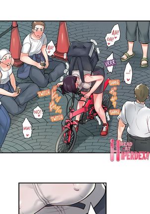 Bike Delivery Girl, Cumming To Your Door! | Jitensha Haitatsuin , Gaman Dekizu soto de Icchaimashita...