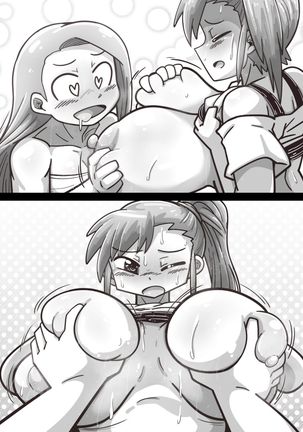 Futanari Iorin ga Mami no Oppai o Tannou suru Manga Page #29