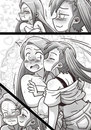 Futanari Iorin ga Mami no Oppai o Tannou suru Manga Page #40