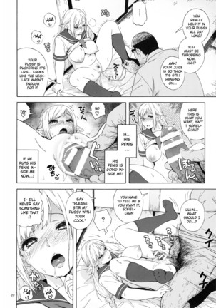 Tenkousei JK Elf 2 -Kegasareta Konyaku no Akashi-  {doujins.com} - Page 19