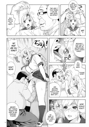 Tenkousei JK Elf 2 -Kegasareta Konyaku no Akashi-  {doujins.com} - Page 13