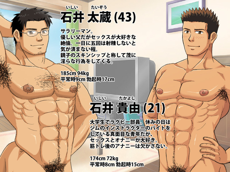 My erotic family ~ My father and my brother are homosexual favorites ~