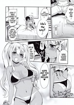 Kasshoku JK Onee-san to Futari de Ou-sama Game | Playing the King's Game With a Tanned JK Onee-san - Page 13