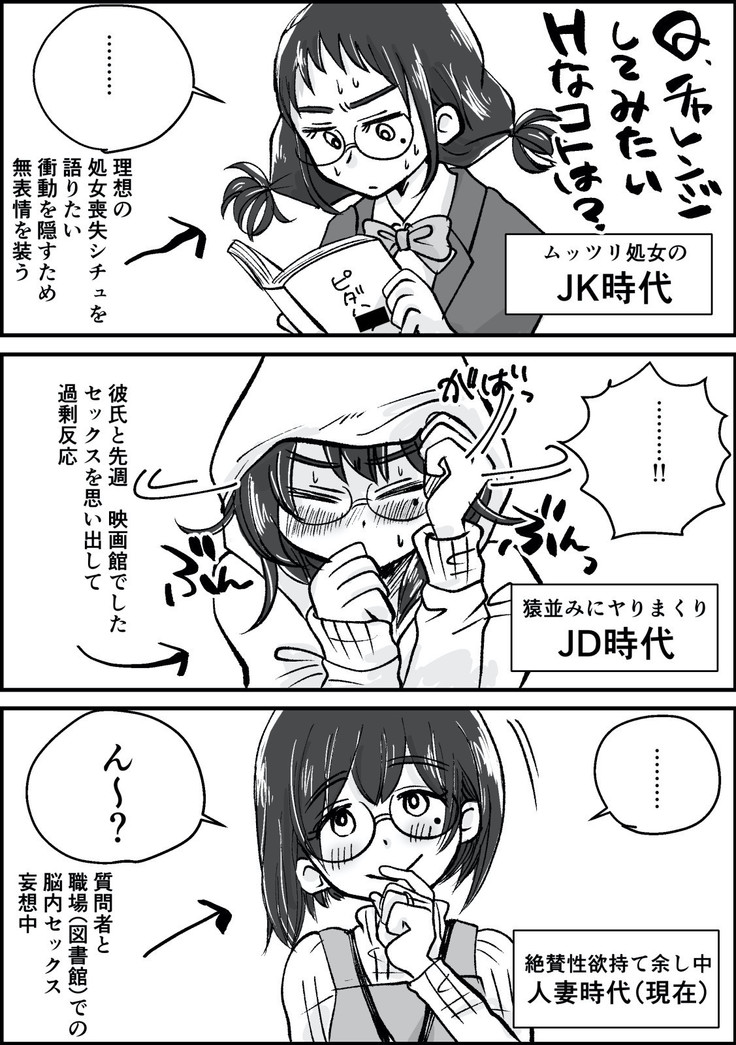 Wakadzuma-san wa yokkyū fuman! Akogareno shisho no wakadzuma-san ga gakusei baito no boku no fudeoroshi o shite kuremashita.