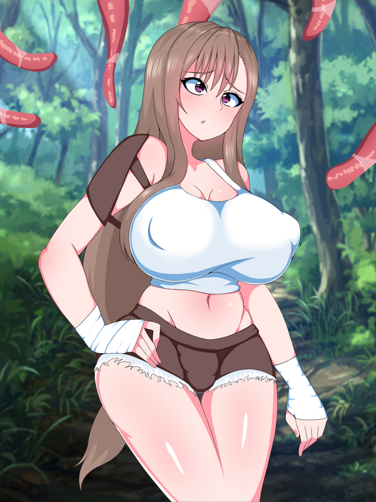 The  Ultimate Futanari Warrior Couldn't Possibly Lose to Ass Digging Tentacles!