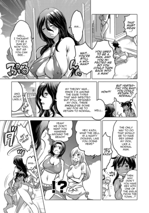 Noroi no Mesuka Kaigan | The Cursed, Female Transformation Beach - Page 9