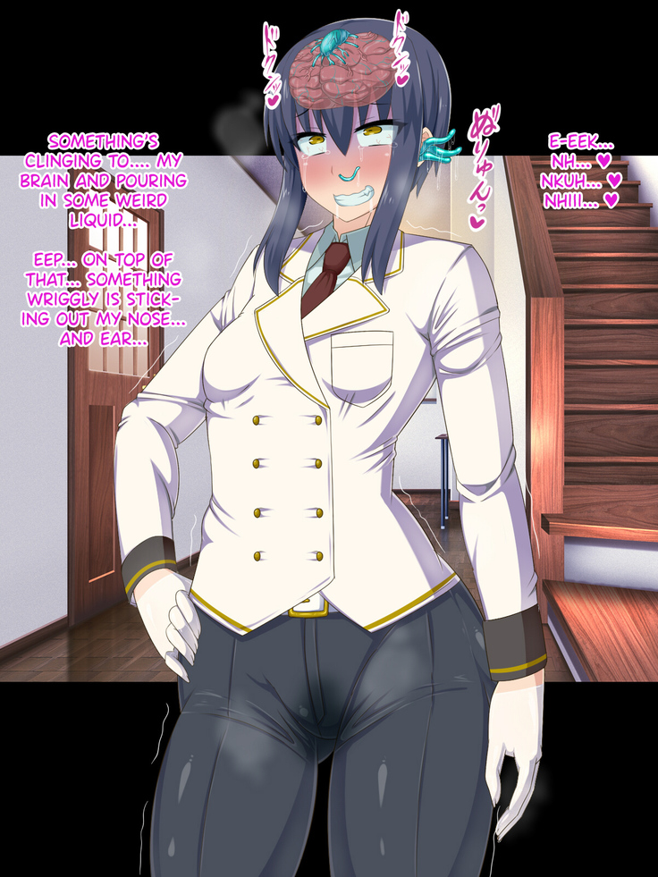 The Story of a girl who got turned into a gross pig's cocksleeve without realizing it ~The Brain Parasite~
