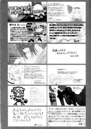 Touhou Nioi Feti Goudoushi ~Shuuki Reitaisai~Yuuga ni Nioe, Otome no Nioi -Border of smell- - Page 151