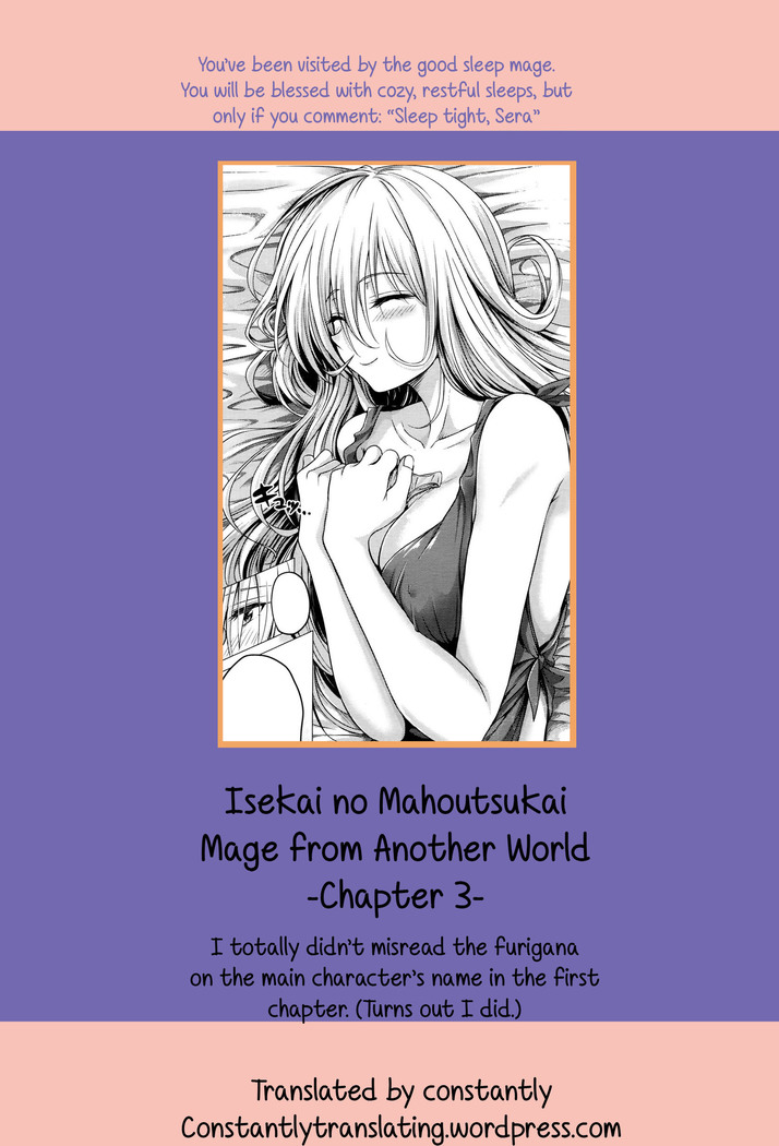 Isekai no Mahoutsukai Ch. 1-4