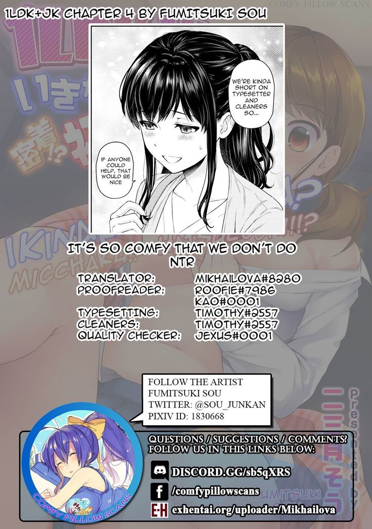 1LDK+JK Ikinari Doukyo? Micchaku!? Hatsu Ecchi!!? Ch. 1-22