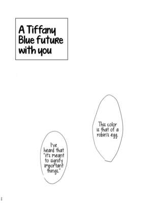Tiffany Blue no Mirai o Kimi to | A Tiffany Blue future with you - Page 23