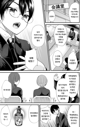 Seitokaichou no Karei naru Nyotaika Kiroku | 학생회장의 화려한 여체화 기록 - Page 6