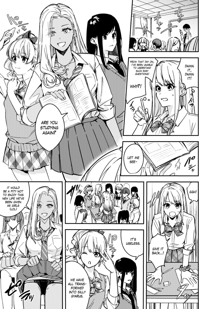 Shuudan Jotaika Gyaru, Ochiru | Mass-Gender Bended Gyarus, Fall into Depravity