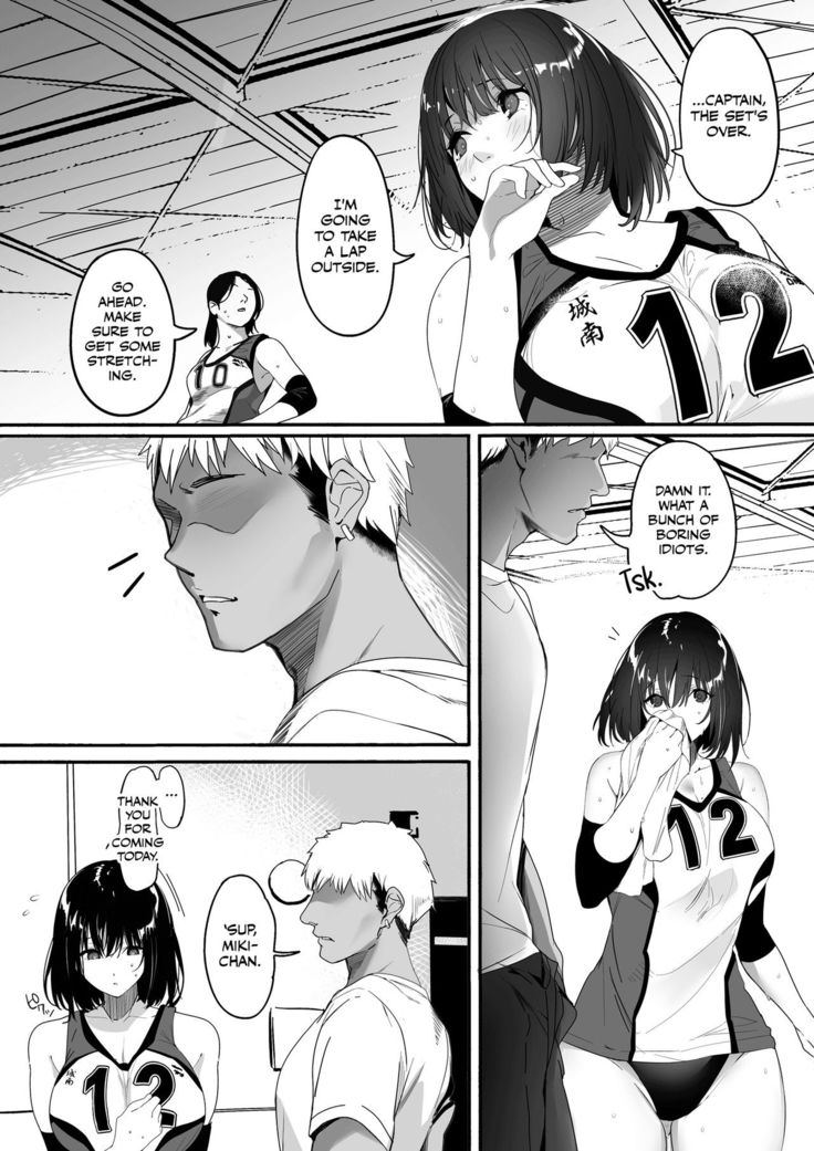 Koushinchou Volley-bu no Seisokei Kanojo ga Senpai no Mono ni Natte Shimau Ichibushijuu | The Tall, Innocent-looking Volleyball Player Girlfriend Becomes Senpai's