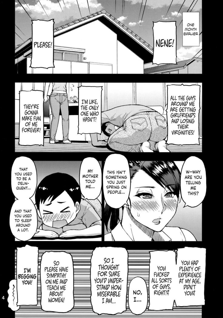 Motoyan Hitozuma Jukujo no Oba-san ni Seishori o Onegai shita. | I Asked A Married, Former Delinquent MILF To Have Sex With Me