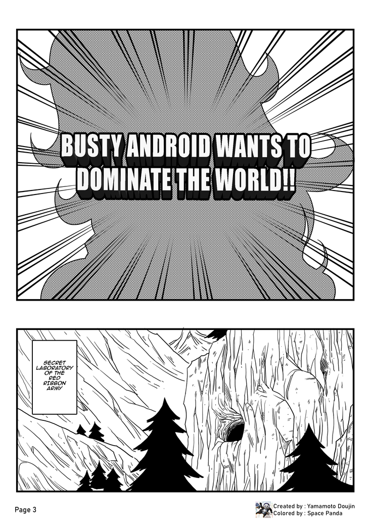 BUSTY ANDROID WANTS TO DOMINATE THE WORLD!
