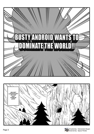 BUSTY ANDROID WANTS TO DOMINATE THE WORLD!