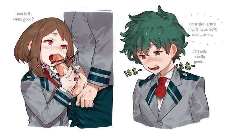 Ochako ferachio | Ochako's Blow Job