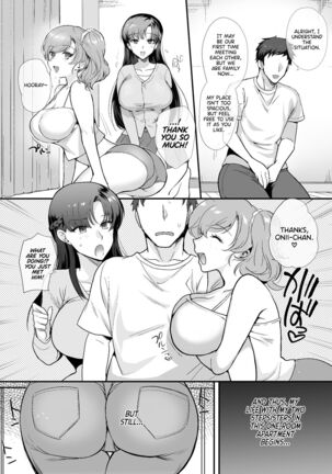 [Aomizuan (Kirimoto Yuuji)] Erosugiru Doukyonin ~ Dosukebe Shimai to 1K Doukyo Seikatsu ~ | My Roommates Are Way Too Lewd ~Living in a One-Room Apartment With Two Perverted Sisters~ [English] {RedLantern} [Digital]