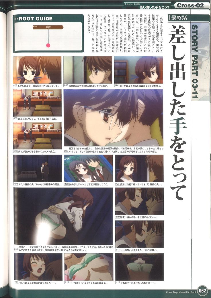 Cross Days Visual Fan Book