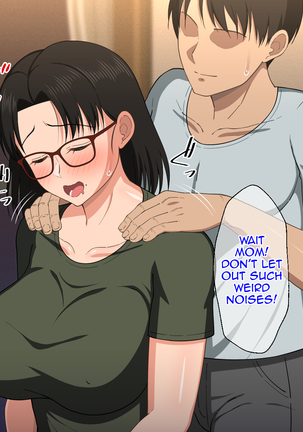 Megane Kyonyuu na Okaa-san to Yojouhan de Noukou Sex | Passionate Sex with a Busty Mother with Glasses in a Small Room
