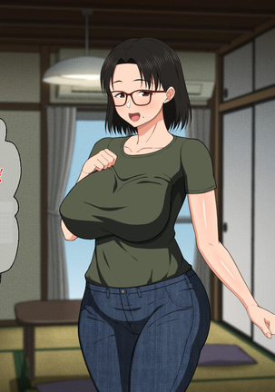 Megane Kyonyuu na Okaa-san to Yojouhan de Noukou Sex | Passionate Sex with a Busty Mother with Glasses in a Small Room Page #70