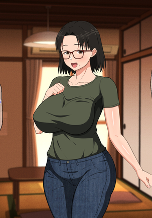 Megane Kyonyuu na Okaa-san to Yojouhan de Noukou Sex | Passionate Sex with a Busty Mother with Glasses in a Small Room Page #40