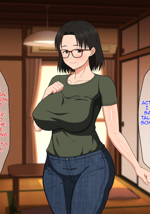 Megane Kyonyuu na Okaa-san to Yojouhan de Noukou Sex | Passionate Sex with a Busty Mother with Glasses in a Small Room Page #42