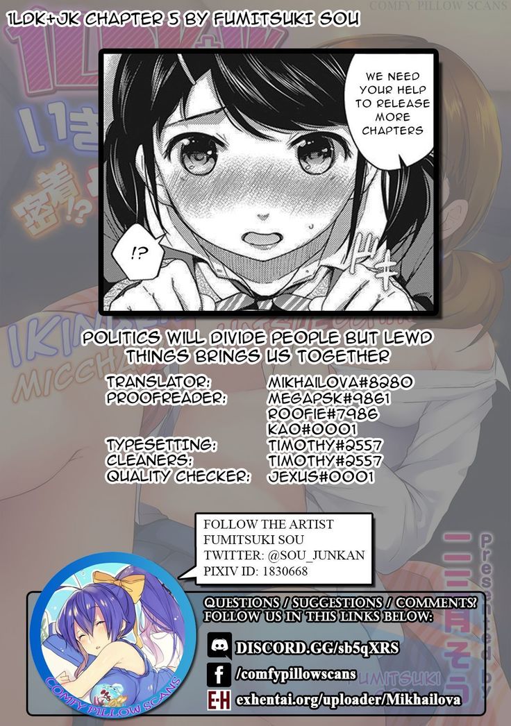 1LDK+JK Ikinari Doukyo? Micchaku!? Hatsu Ecchi!!? Ch. 1-24