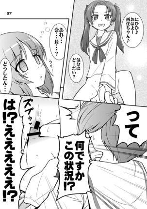 Chinchin Tsukkomarechau Onnanoko-tachi no Hon Page #36