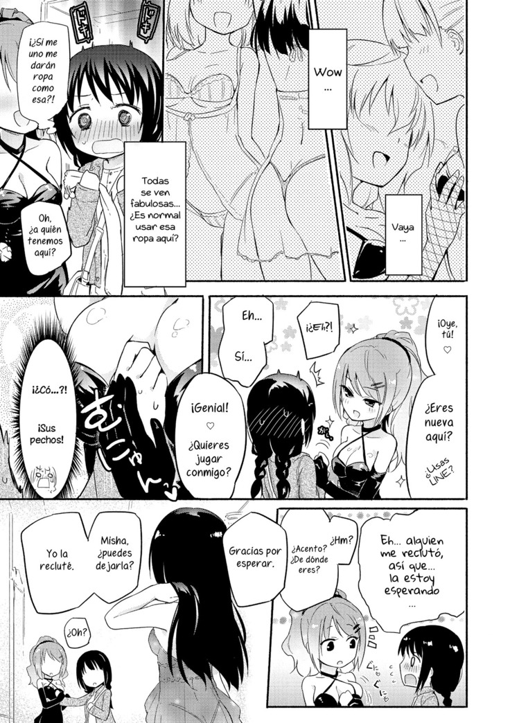 Momoyuri Gakuen - Himitsu no Soap-bu R | El prostíbulo secreto del club R de la Academia Momoyuri
