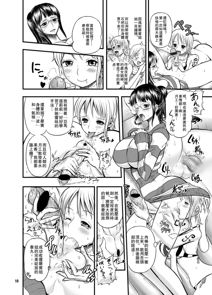 Midarezaki Joshuu Kaizoku 2 -Robin to Nami no Love Love Mitsu Shibori hen-