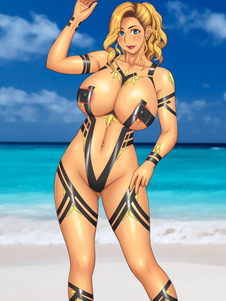 Going to the Beach with an Aggressive Gal Sister