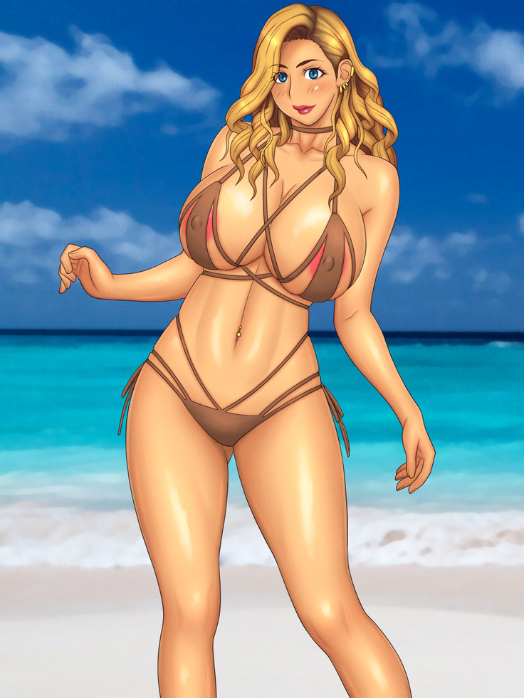 Going to the Beach with an Aggressive Gal Sister
