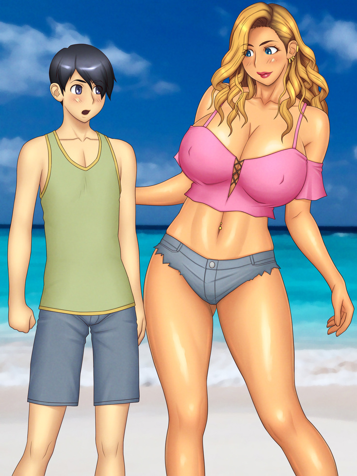Going to the Beach with an Aggressive Gal Sister