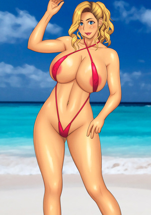 Going to the Beach with an Aggressive Gal Sister Page #122