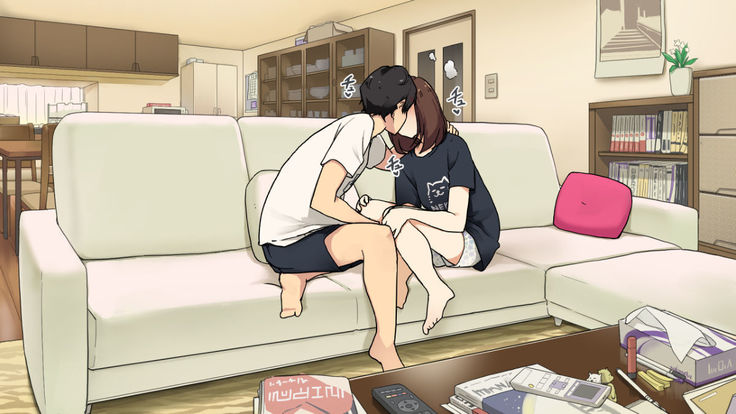 Ryoushin ga Dekakeru ya Ina ya Living no Sofa de Yarihajimeru Shitei
