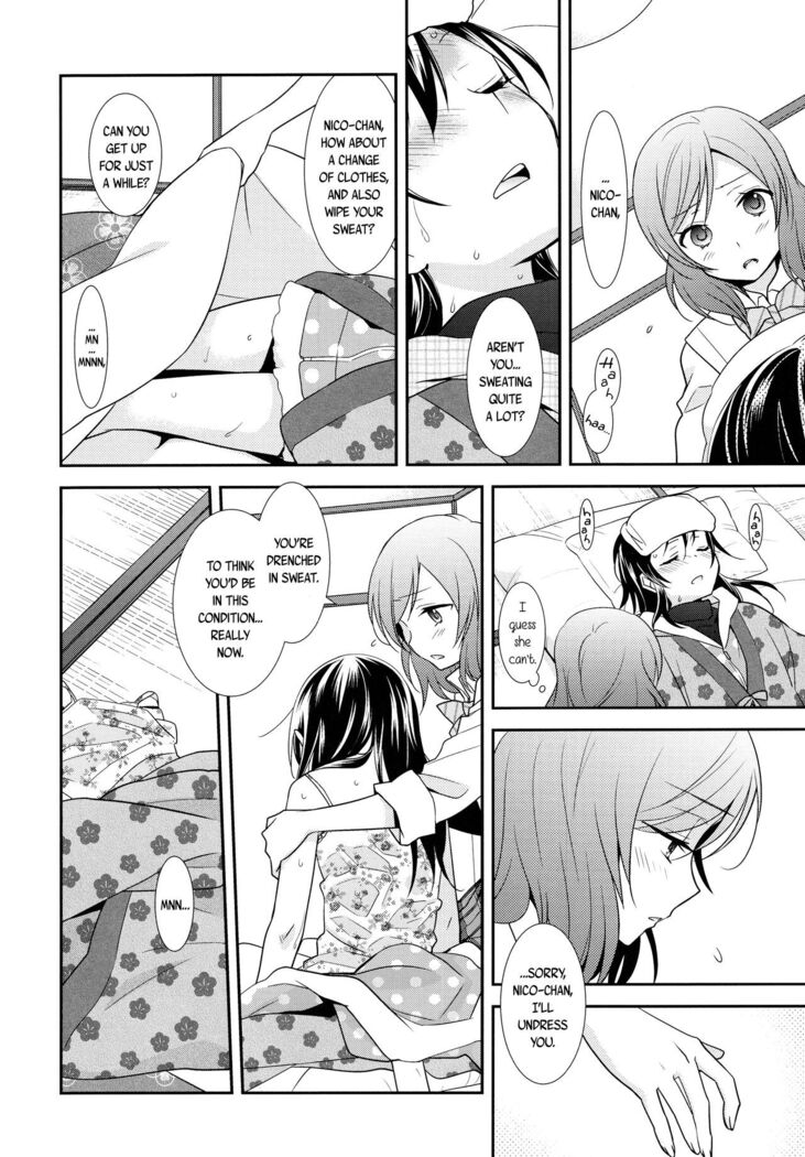 (Makitan!) [Sweet Pea (Ooshima Tomo)] Nico-chan ga Kaze o Hiki mashita | NICO-CHAN HAS CAUGHT A COLD (Nico&Maki Collection 2) (Love Live!) [English] [WindyFall Scanlations]