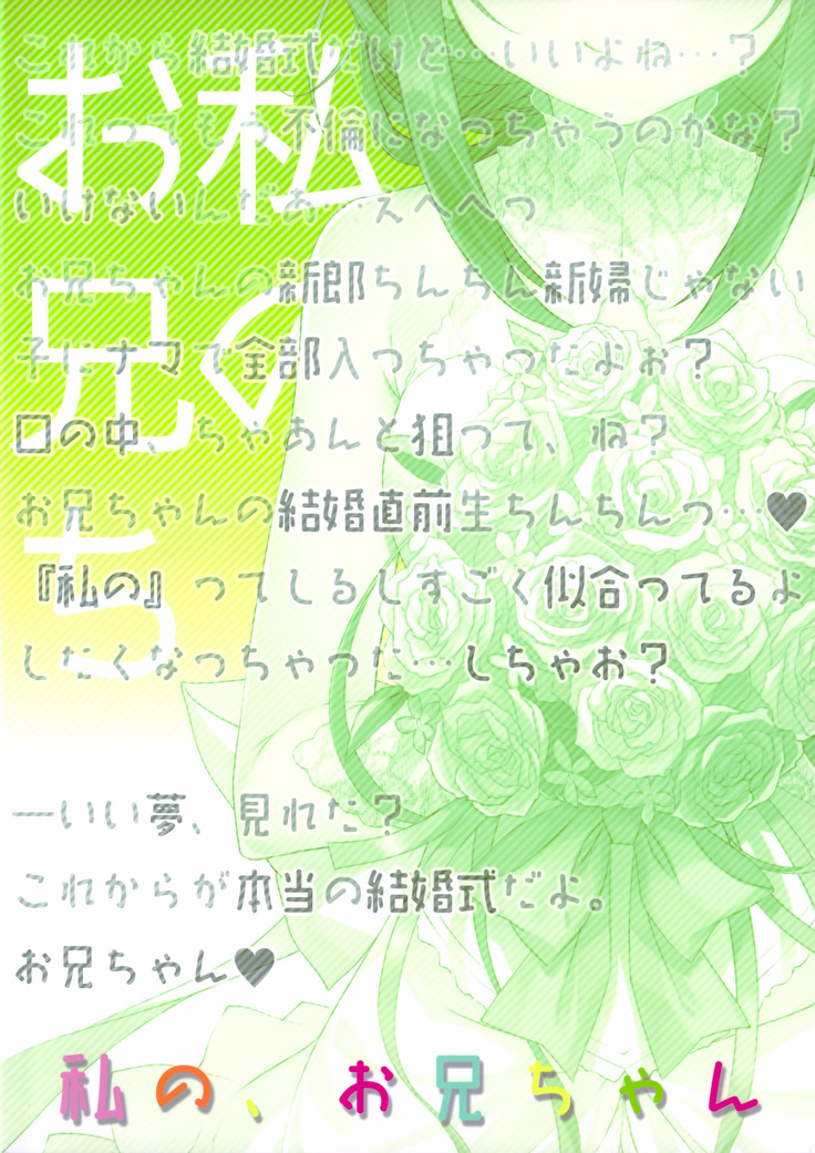 Watashi no, Onii-chan 4.5 Bangaihen