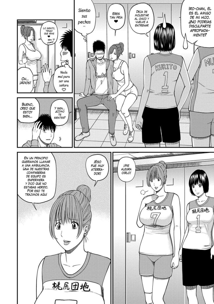 Momojiri Danchi Mama-san Volley Doukoukai - Mom's Volley Ball | Club de Vóleibol de mamás del distrito Momojiri Cap. 1-2