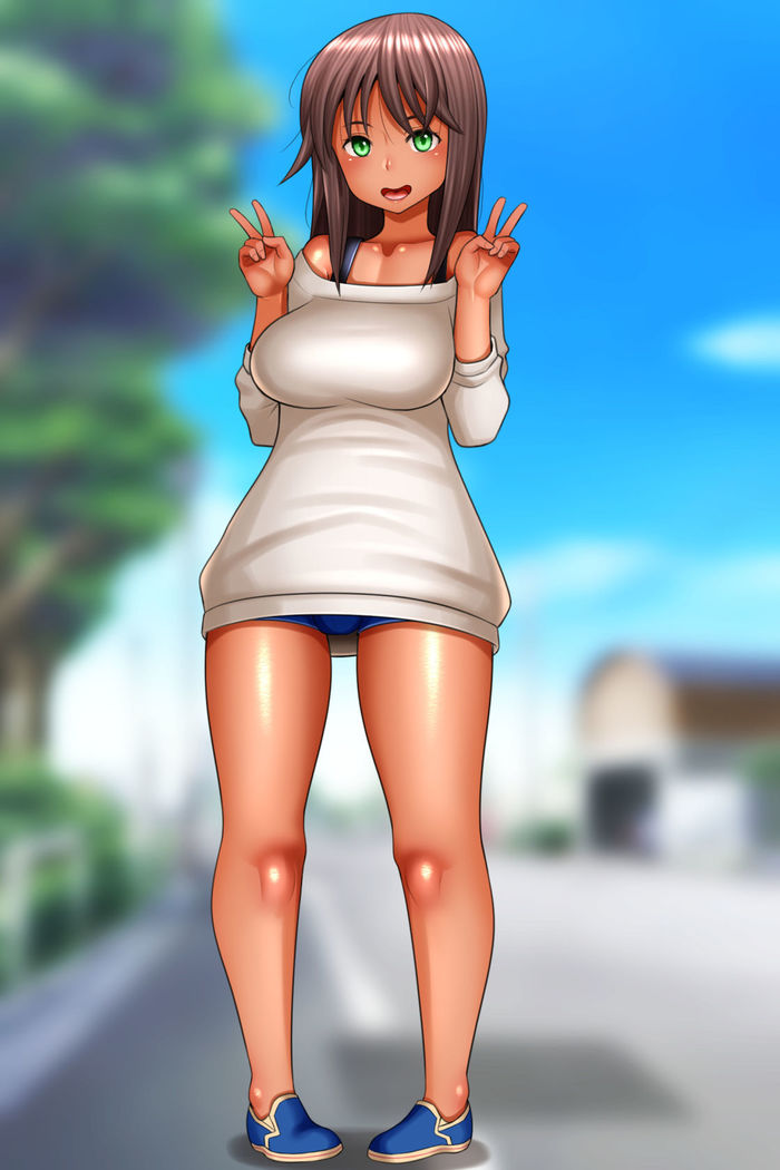Kasshoku Teishinchou Kyonyuu Otaku Bishoujo Private Ryuushutsu!