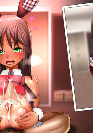 Kasshoku Teishinchou Kyonyuu Otaku Bishoujo Private Ryuushutsu! Page #154
