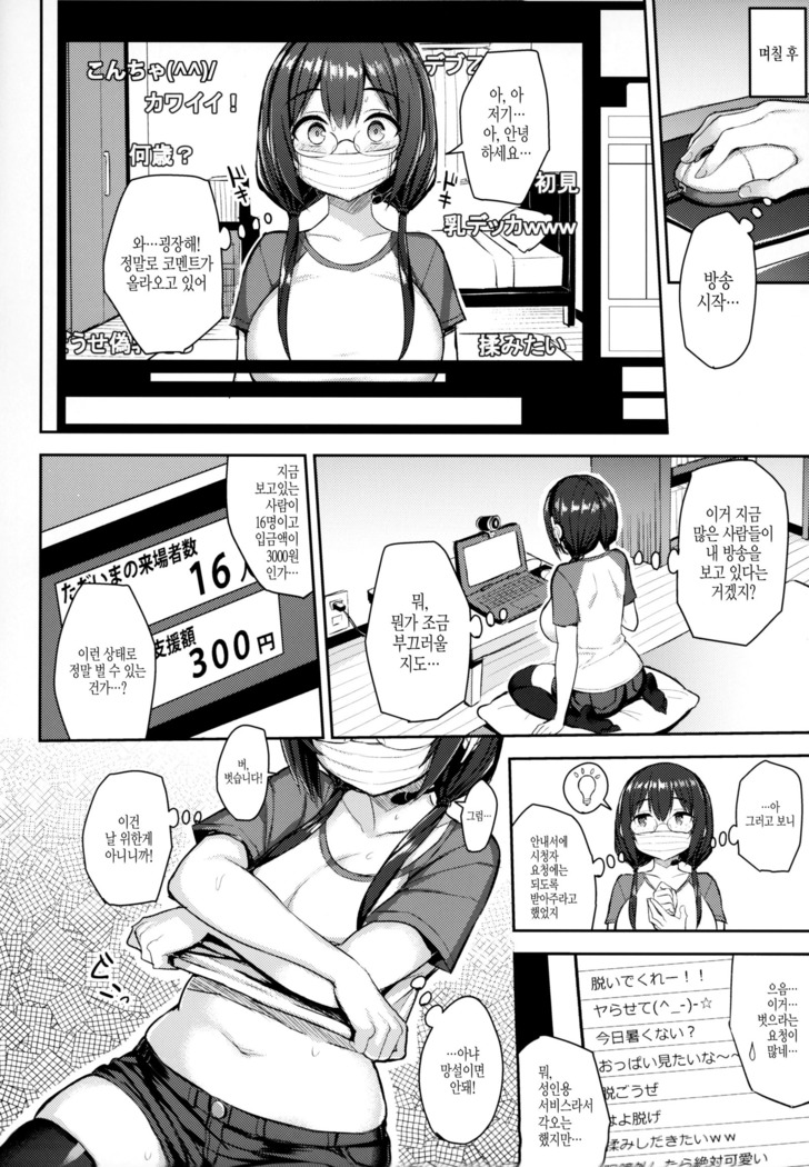 Muchimuchi Haishin Musume o Mechakucha Off-Pako Shitai Hon | 포동포동한 여BJ를 엉망진창으로 만들고 싶은 책