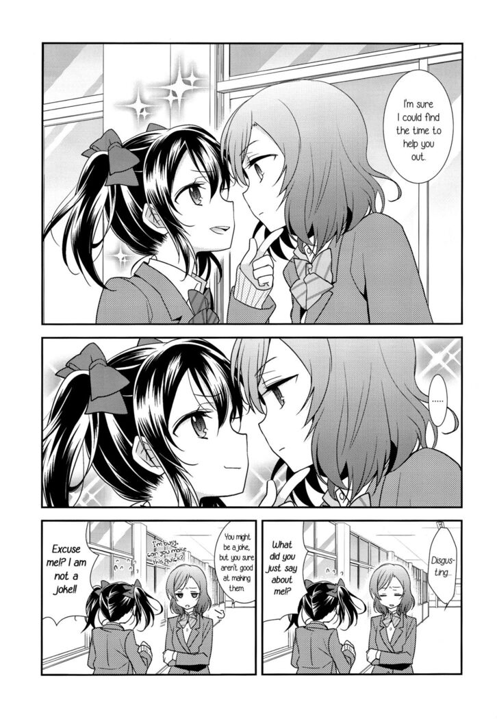 (Anata to Love Live! 5) [Sweet Pea (Ooshima Tomo)] Uchuu No.1 Idol Nico-nii ga Choro Sugi Maki-chan ni Okoru no wa Atarimae desu. (Love Live!) [English] [GiB + Yuri-ism]