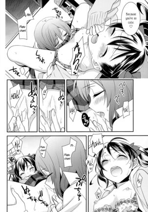 (Anata to Love Live! 5) [Sweet Pea (Ooshima Tomo)] Uchuu No.1 Idol Nico-nii ga Choro Sugi Maki-chan ni Okoru no wa Atarimae desu. (Love Live!) [English] [GiB + Yuri-ism] Page #19