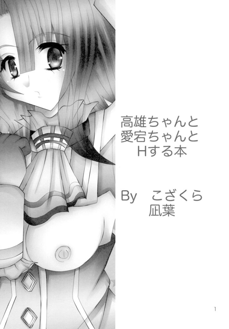 Takao-chan to Atago-chan to H Suru Hon