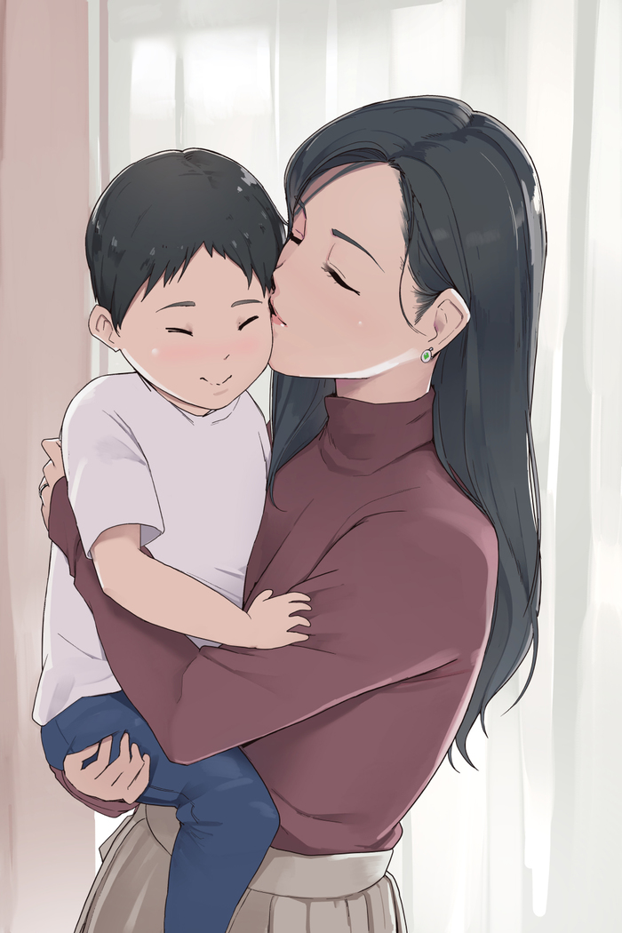 Haha no Kao to Onna no Kao o Tsukaiwakeru Mama no Ohanashi | 會靈活切換母親和女人表情的媽媽的故事
