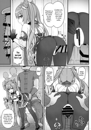 [Wasabi Mochi (Momosawa)] Keqing-chan ga Buka o Shigoki Makuru Hon | A Book In Which Keqing-chan Efficiently Works Her Subordinates (Genshin Impact) [English] [BanjoFuzz + head empty] - Page 10