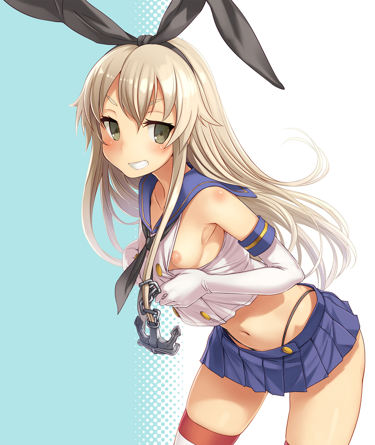 Shimakaze-chan to Teitoku no Ooki na... | Shimakaze With Admiral's Big...